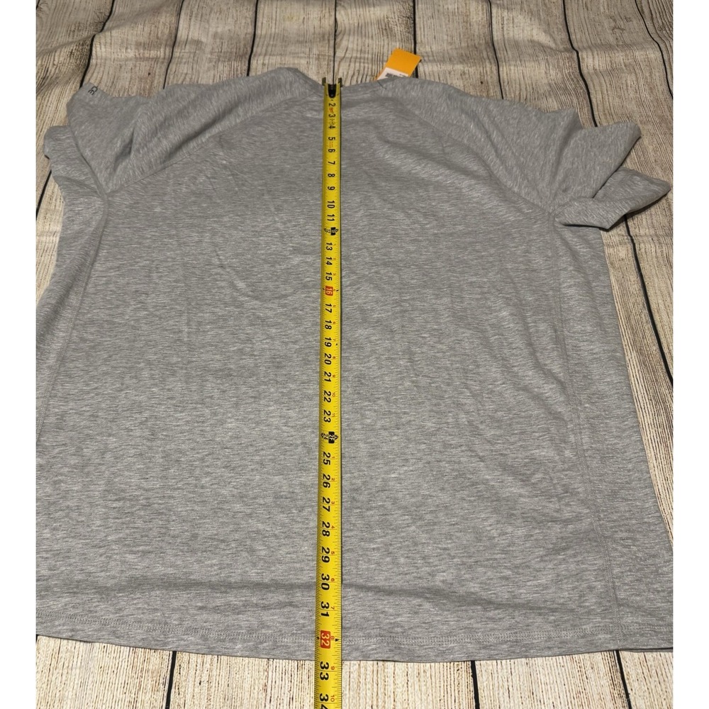 Carhartt Force T-Shirt Heather Gray Relaxed Fit Short Sleeve Pocket Sz 2XL GTb13 - Picture 6 of 7